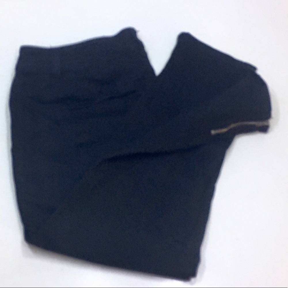 Zipper cropped pants
